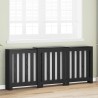 Cache-Radiateur Chêne noir 205 x 21,5 x 83,5 cm 642233642233