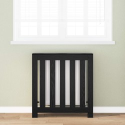 Cache-Radiateur Chêne noir 78 x 20 x 82 cm Bois d'ingénierie 642235642235