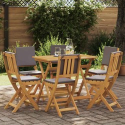 Chaises de bistrot d'extérieur 6 pcs Gris foncé 38 x 46 x 85 cm 642258642258