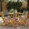 Chaises de bistrot d'extérieur 6 pcs Gris foncé 38 x 46 x 85 cm 642258642258