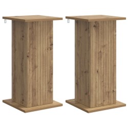 Support de Plante 2 pc Chêne artisanal 30,5 x 30 x 60,5 cm 642262642262