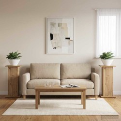 Support de Plante 2 pc Chêne artisanal 30,5 x 30 x 60,5 cm 642262642262