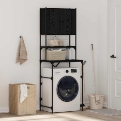 Cabinet pour lave-linge Chêne noir 68 x 48,5 x 194 cm 642277642277
