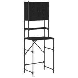 Cabinet pour lave-linge Chêne noir 68 x 48,5 x 194 cm 642277642277