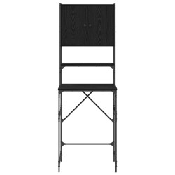 Cabinet pour lave-linge Chêne noir 68 x 48,5 x 194 cm 642277642277