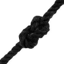 Corde Noir 0,4 x 0,4 x 10000 cm Coton 642294642294