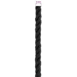 Corde Noir 0,4 x 0,4 x 10000 cm Coton 642294642294