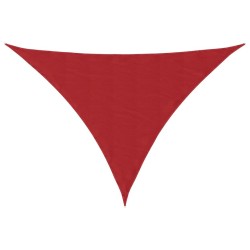 Voile d'ombrage rouge 7 x 5 x 5 m 100 % polyester Oxford 642303642303