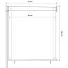 Store roulant d'extérieur 65 (l) x 140 (H) cm anthracite 642314642314