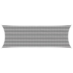 Voile d'ombre Anthracite et blanc 2 x 6 m HDPE 642318642318