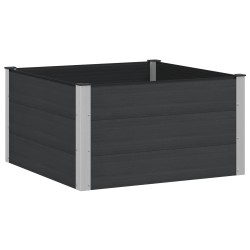 Jardinière surélevée Noir 100 x 100 x 54 cm 642321642321
