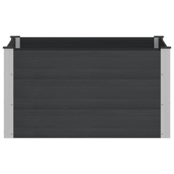 Jardinière surélevée Noir 100 x 100 x 54 cm 642321642321