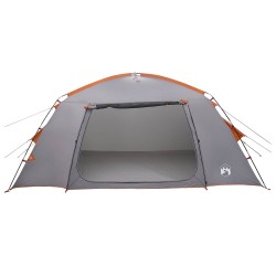Tente Cabane Gris et orange 400 x 210 x 180 cm Polyester 642322642322