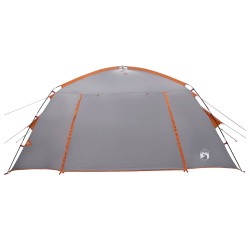Tente Cabane Gris et orange 400 x 210 x 180 cm Polyester 642322642322