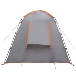 Tente Cabane Gris et orange 400 x 210 x 180 cm Polyester 642322642322