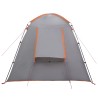 Tente Cabane Gris et orange 400 x 210 x 180 cm Polyester 642322642322