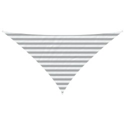 Voile d'ombre Gris clair et blanc 2,5 x 2,5 x 3,5 m 642325642325