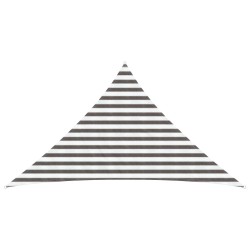 Voile d'ombre Gris clair et blanc 2,5 x 2,5 x 3,5 m HDPE 642326642326