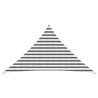 Voile d'ombre Gris clair et blanc 2,5 x 2,5 x 3,5 m HDPE 642326642326