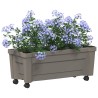 Pot Calypso avec roues Gris 79 x 35 x 33 cm PP 642328642328
