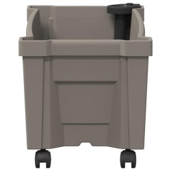 Pot Calypso avec roues Gris 79 x 35 x 33 cm PP 642328642328