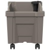 Pot Calypso avec roues Gris 79 x 35 x 33 cm PP 642328642328