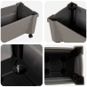 Pot Calypso avec roues Gris 79 x 35 x 33 cm PP 642328642328