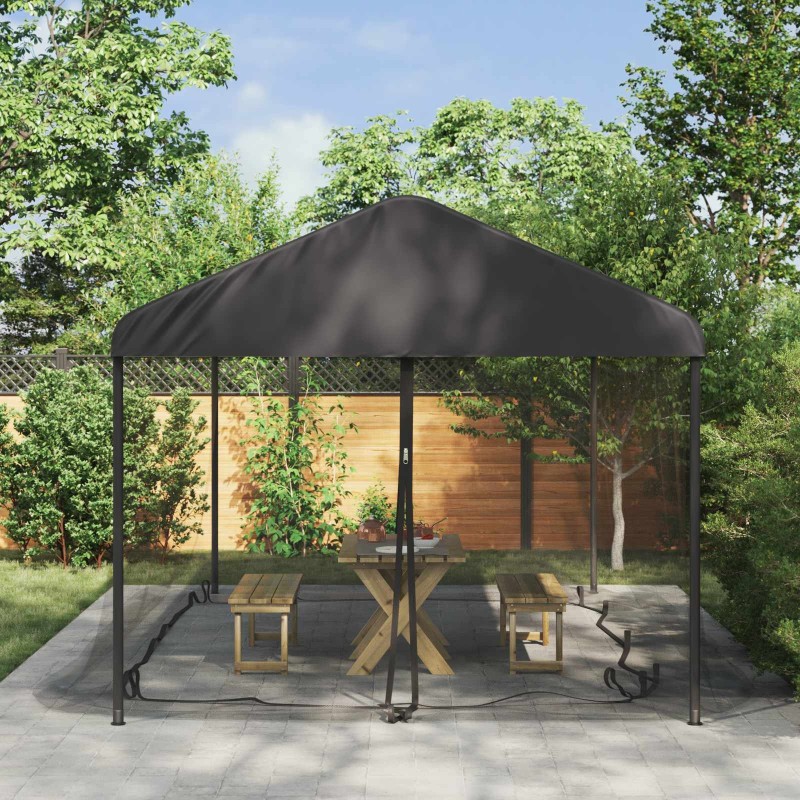Moustiquaire pour gazebo 220 mesh Noir 6 x 3 x 2 m Polyester 642331642331