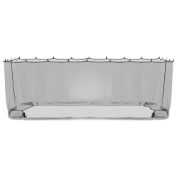 Moustiquaire pour gazebo 220 mesh Noir 6 x 3 x 2 m Polyester 642331642331