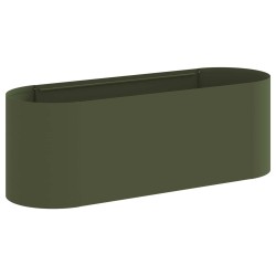 Jardin surélevé Vert olive 120 x 40 x 40 cm 642332642332