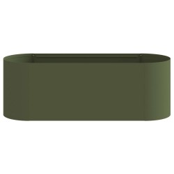 Jardin surélevé Vert olive 120 x 40 x 40 cm 642332642332