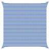 Voile d'ombre Bleu et Blanc 4 x 4 m HDPE 642341642341
