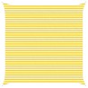 Voile d'ombre Jaune et blanc 5 x 5 m 100 % polyester Oxford 642342642342