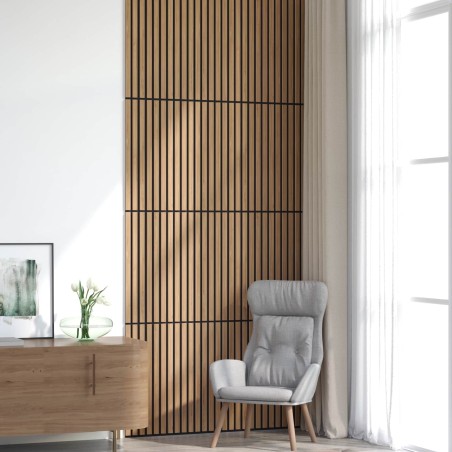 Panneaux muraux 8 pcs Naturel 60,5 x 60 cm 642355642355