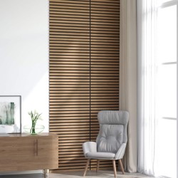 Panneaux muraux 8 pcs Naturel 60,5 x 60 cm 642355642355
