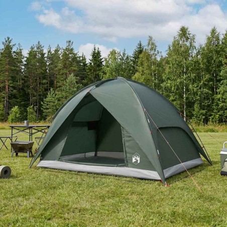 Tente de camping avec un abri imperméable Dôme Vert armée 642362642362