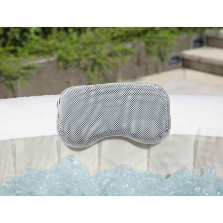 Bestway Coussin de bain spa 2 pcs Gris 23 x 13 x 5 cm Acier et PVC 642365642365