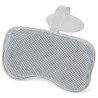 Bestway Coussin de bain spa 2 pcs Gris 23 x 13 x 5 cm Acier et PVC 642365642365