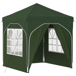 Tente de fête pop-up 192 x 192 x 245 cm Vert 642374642374