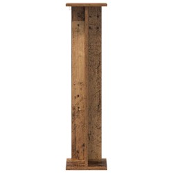 Support de Plante 2 pcs Bois ancien 25 x 25,5 x 100,5 cm 642376642376