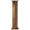 Support de Plante 2 pcs Bois ancien 25 x 25,5 x 100,5 cm 642376642376