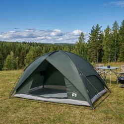 Tente de camping avec un abri imperméable Dôme Vert armée 642380642380