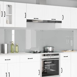 Crédence de cuisine 2 pcs Transparent 110 x 60 cm verre trempé 642381642381