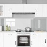 Crédence de cuisine 2 pcs Transparent 110 x 60 cm verre trempé 642381642381