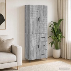 Ensemble de Meubles 2 pcs Sonoma gris 66 x 34,5 x 89,5 cm 642382642382