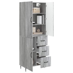 Ensemble de Meubles 2 pcs Sonoma gris 66 x 34,5 x 89,5 cm 642382642382