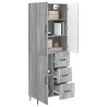 Ensemble de Meubles 2 pcs Sonoma gris 66 x 34,5 x 89,5 cm 642382642382