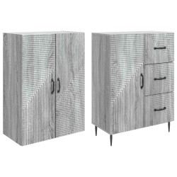 Ensemble de Meubles 2 pcs Sonoma gris 66 x 34,5 x 89,5 cm 642382642382
