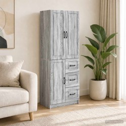 Ensemble de Meubles 2 pcs Sonoma gris Bois d'ingénierie 642385642385
