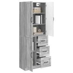 Ensemble de Meubles 2 pcs Sonoma gris Bois d'ingénierie 642385642385